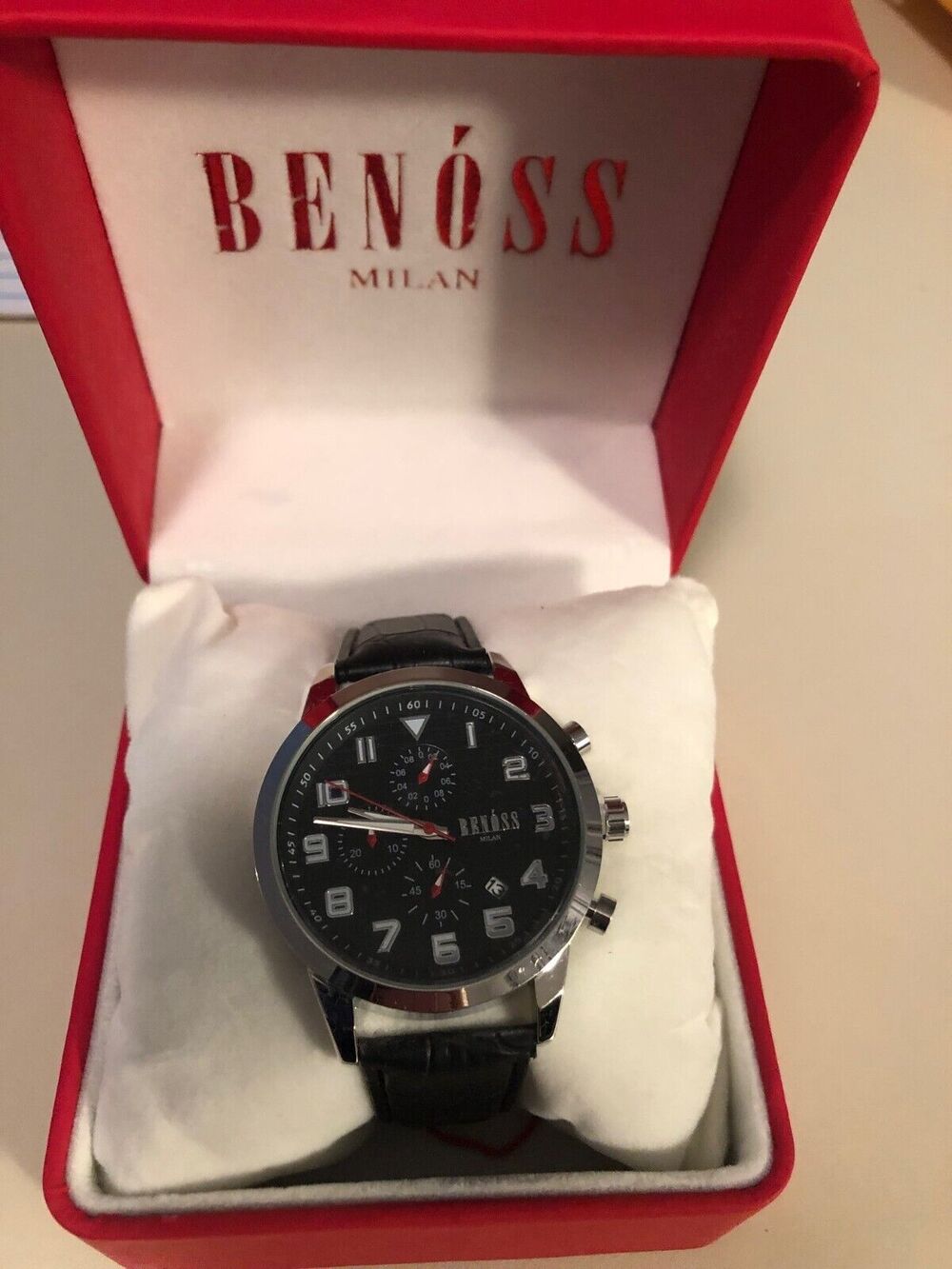 Benoss‎ Milan Men’s Watch Stainless Steel Brand New MSRP 399
